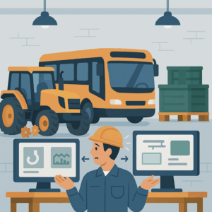 Heavy equipment procurement managers need WIP asset tracking